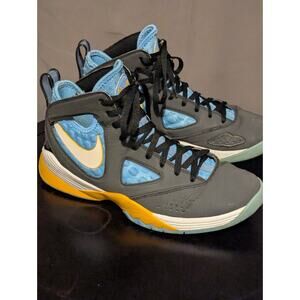 Nike Huarache High Mens 10 Black 3m Reflective 2010 Supreme PE Rudy Gay